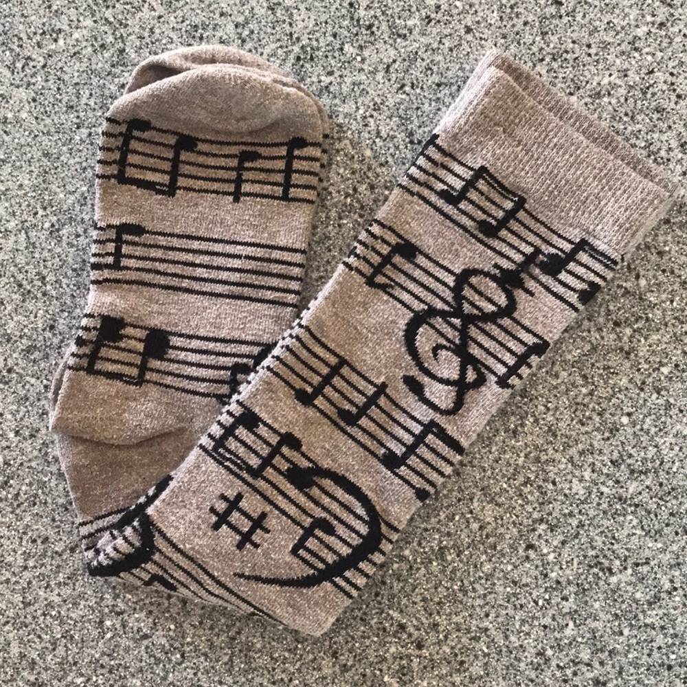 So cute!! Music Design Socks - Picture 2 of 4